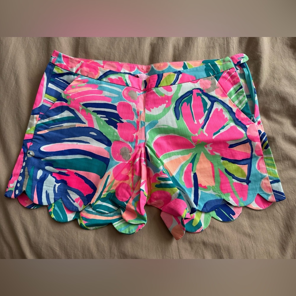 Lilly Pulitzer Exotic Garden Buttercup Shorts
